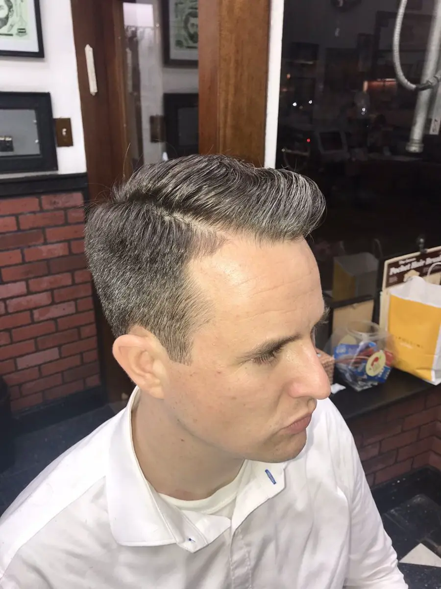 Design fade cut at Chelsea Gardens Barber Shop